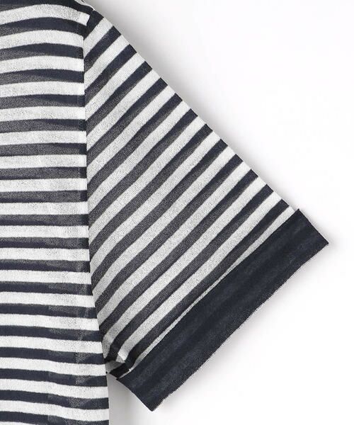 COMME CA PLATINUM / コムサ・プラチナ ニット・セーター | 配色カラー 袖ボリューム ニットプルオーバー | 詳細3