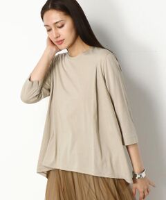 COMME CA PLATINUM / コムサ・プラチナ カットソー | シフォン プルオーバー