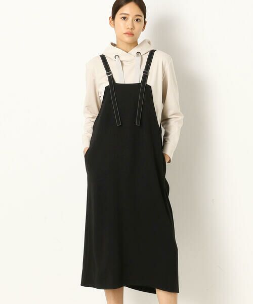 COMME CA PLATINUM / コムサ・プラチナ ドレス | 【ウォッシャブル】ゆったりジャンパースカート | 詳細1