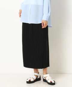 COMME CA PLATINUM / コムサ・プラチナ ロング・マキシ丈スカート | 【セットアップ対応】ボックスプリーツ スカート