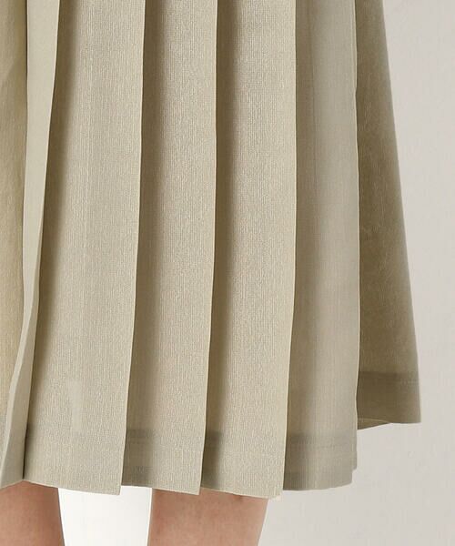 COMME CA PLATINUM / コムサ・プラチナ ドレス | 抄繊糸キュプラ平織り プリーツドレス | 詳細11