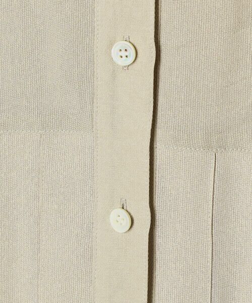 COMME CA PLATINUM / コムサ・プラチナ ドレス | 抄繊糸キュプラ平織り プリーツドレス | 詳細12