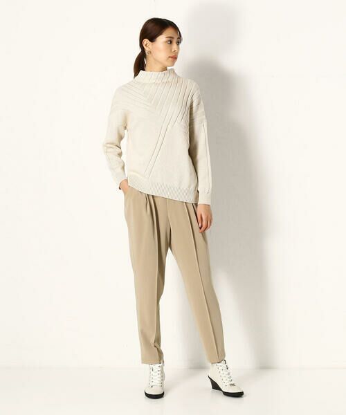 COMME CA PLATINUM / コムサ・プラチナ その他パンツ | 【洗える】２ＷＡＹストレッチツイル とろ〜んサルエルパンツ | 詳細3