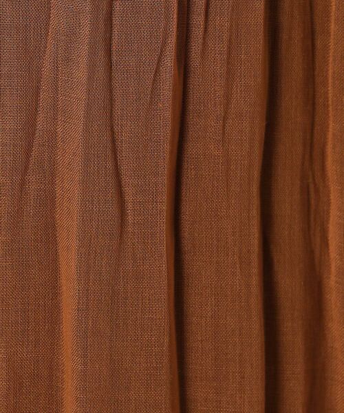 COMME CA PLATINUM / コムサ・プラチナ シャツ・ブラウス | ソフトオーガンジープリーツロングシャツ | 詳細9