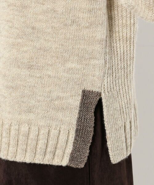 COMME CA PLATINUM / コムサ・プラチナ ニット・セーター | 畦編み パネルセーター | 詳細8