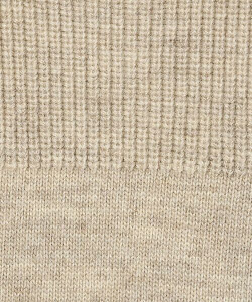 COMME CA PLATINUM / コムサ・プラチナ ニット・セーター | 畦編み パネルセーター | 詳細9