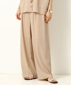 COMME CA PLATINUM / コムサ・プラチナ その他パンツ | ポリエステルドットプリント パンツ
