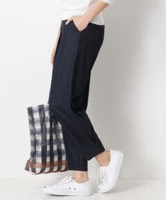 COMME CA PLATINUM / コムサ・プラチナ その他パンツ | 【セットアップ対応】ステッチ デザイン サイドタックテーパードパンツ