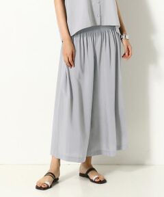 COMME CA PLATINUM / コムサ・プラチナ その他パンツ | ドレープストライプ ゴムパンツ