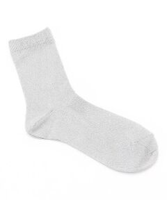 COMME CA PLATINUM / コムサ・プラチナ ソックス | ラメ クルーソックス