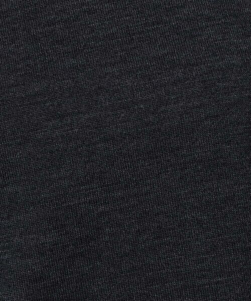 COMME CA PLATINUM / コムサ・プラチナ ニット・セーター | エキストラファインメリノウール ラメステッチ柄シャツ襟付きセーター | 詳細6