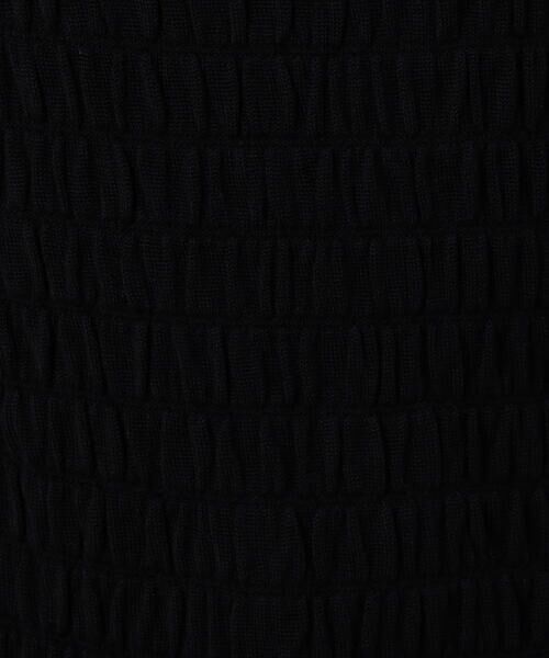 COMME CA PLATINUM / コムサ・プラチナ ニット・セーター | 【洗える】カシミアタッチリヨセル シャーリング柄セーター | 詳細3