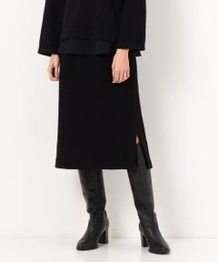 COMME CA PLATINUM / コムサ・プラチナ ロング・マキシ丈スカート | ふくれジャカードチェック柄 スカート