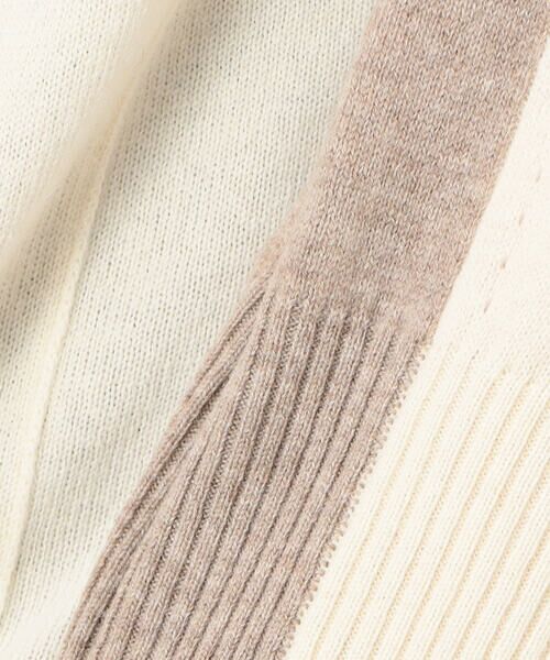 COMME CA PLATINUM / コムサ・プラチナ ニット・セーター | カシミヤ混 配色ニット | 詳細9