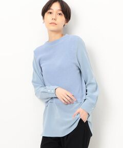 COMME CA PLATINUM / コムサ・プラチナ シャツ・ブラウス | ソアパールソフト ニットドッキングブラウス