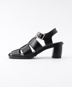 COMME CA PLATINUM / コムサ・プラチナ サンダル | グルカヒールサンダル