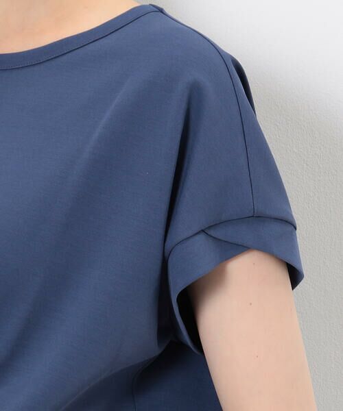 COMME CA PLATINUM / コムサ・プラチナ Tシャツ | コットン強撚ポンチ デザインタックシャツ | 詳細22