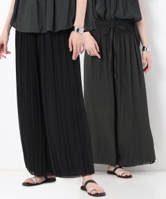 COMME CA PLATINUM / コムサ・プラチナ その他パンツ | 【セットアップ対応／リバーシブル】シフォン×スプリットジョーゼット シフォンパンツ