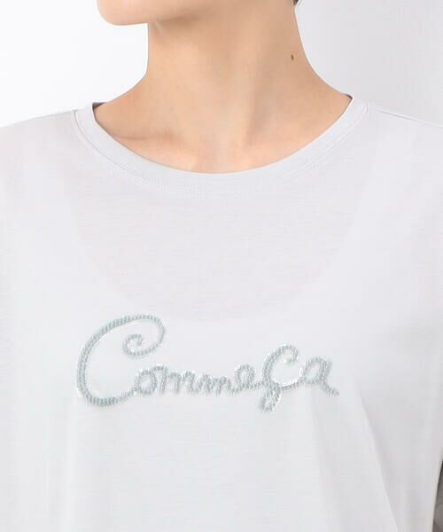 COMME CA PLATINUM / コムサ・プラチナ Tシャツ | ギザリヨセルスムース プルオーバー | 詳細9