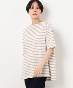 サイロプレミアムボーダー ロングシャツ