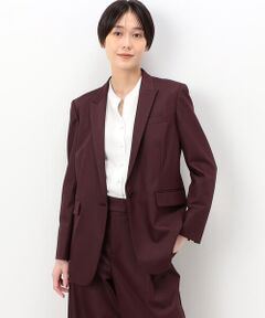 【セットアップ対応】ポリエステルストレッチカレンダー ジャケット