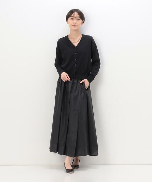 COMME CA PLATINUM / コムサ・プラチナ ロング・マキシ丈スカート | タフタ スカート | 詳細5