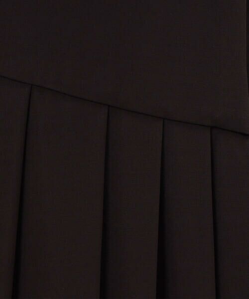 COMME CA PLATINUM / コムサ・プラチナ ロング・マキシ丈スカート | ハイテンションポンチ タックプリーツスカート | 詳細15