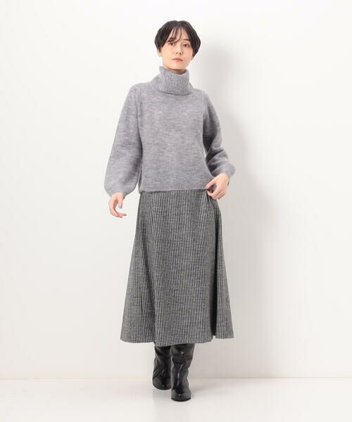 COMME CA PLATINUM / コムサ・プラチナ ニット・セーター | モヘヤガーター編み ニット | 詳細1