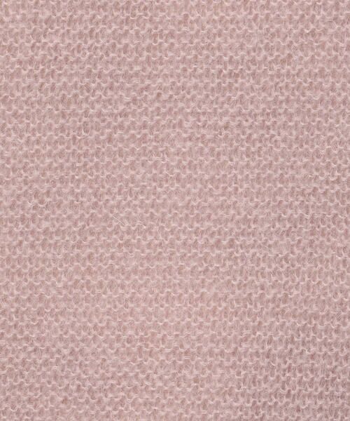 COMME CA PLATINUM / コムサ・プラチナ ニット・セーター | モヘヤガーター編み ニット | 詳細7