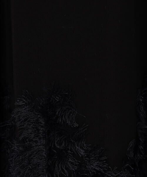 COMME CA PLATINUM / コムサ・プラチナ ロング・マキシ丈スカート | 【リバーシブル】シアーフリンジゴム スカート | 詳細6