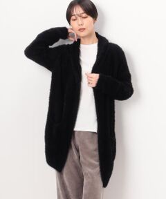 COMME CA PLATINUM / コムサ・プラチナ カーディガン・ボレロ | フェザーヤーン ガウンパーカ