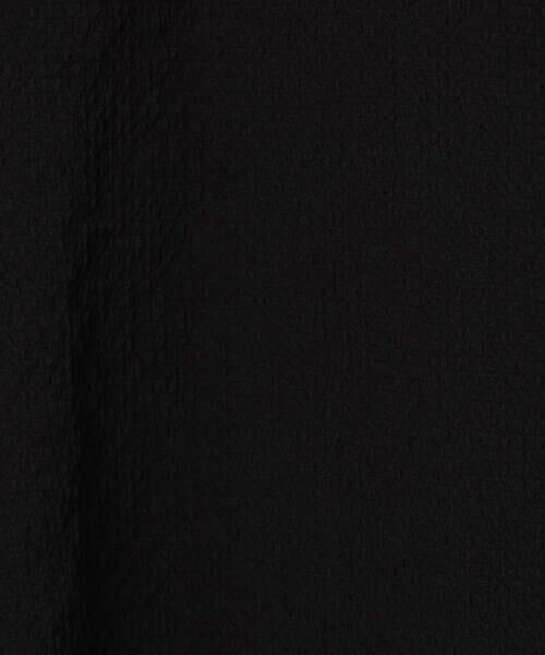 COMME CA PLATINUM / コムサ・プラチナ ロング・マキシ丈ワンピース | ポコポコ平織り シャツドレス | 詳細3
