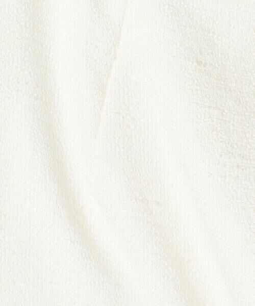 COMME CA PLATINUM / コムサ・プラチナ ベスト | 和紙混ツィード ボトルネックジレ | 詳細1