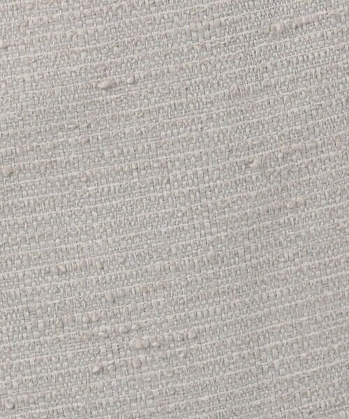COMME CA PLATINUM / コムサ・プラチナ ベスト | 和紙混ツィード ボトルネックジレ | 詳細4