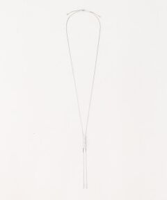 COMME CA PLATINUM / コムサ・プラチナ ネックレス・ペンダント・チョーカー | カットガラス Y字ネックレス