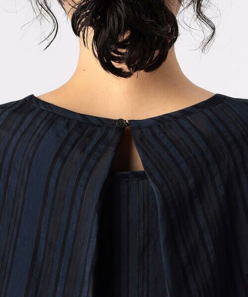 COMME CA PLATINUM / コムサ・プラチナ シャツ・ブラウス | ジャカードボーダー ゆったりプルオーバー | 詳細7