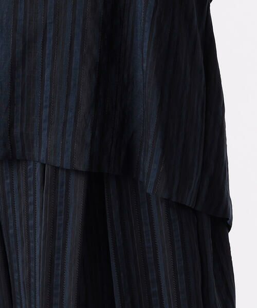 COMME CA PLATINUM / コムサ・プラチナ シャツ・ブラウス | ジャカードボーダー ゆったりプルオーバー | 詳細9