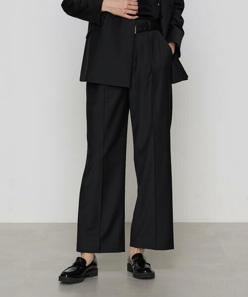 COMME CA PLATINUM / コムサ・プラチナ セットアップ | 【セットアップ対応】2WAYストレッチトロ ワイドパンツ | 詳細22