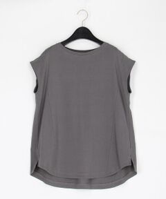 COMME CA PLATINUM / コムサ・プラチナ Tシャツ | 和紙ジャージー ノースリーブカットソー