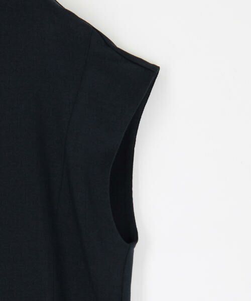 COMME CA PLATINUM / コムサ・プラチナ Tシャツ | 和紙ジャージー ノースリーブカットソー | 詳細5