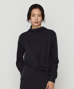 COMME CA PLATINUM / コムサ・プラチナ カットソー | フラノジャージ ふんわりプルオーバー