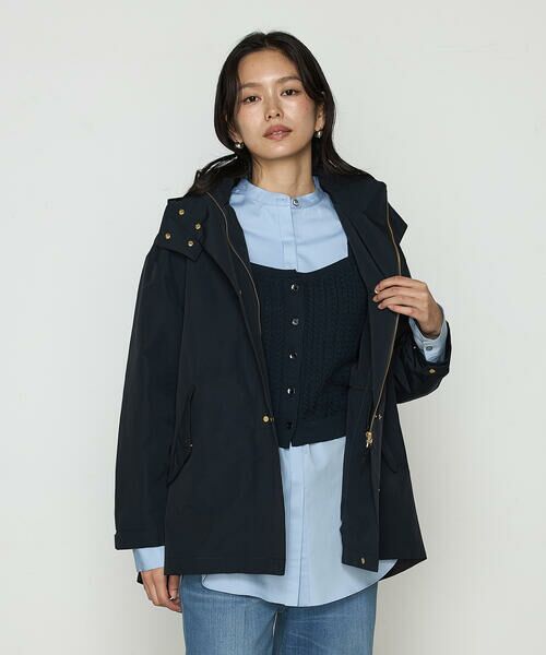 COMME CA PLATINUM / コムサ・プラチナ ブルゾン | 【2WAY】コットンナイロングログラン アノラックブルゾン | 詳細10