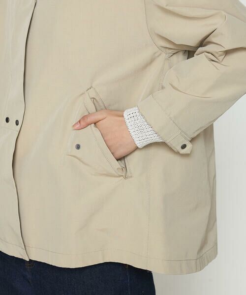 COMME CA PLATINUM / コムサ・プラチナ ブルゾン | 【2WAY】コットンナイロングログラン アノラックブルゾン | 詳細21