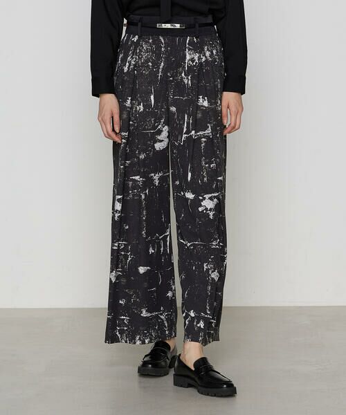 COMME CA PLATINUM / コムサ・プラチナ その他パンツ | アムンゼン大理石プリント パンツ | 詳細2