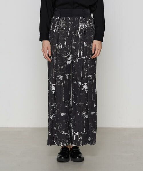 COMME CA PLATINUM / コムサ・プラチナ その他パンツ | アムンゼン大理石プリント パンツ | 詳細3