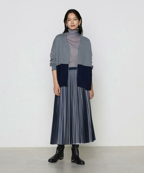 COMME CA PLATINUM / コムサ・プラチナ ロング・マキシ丈スカート | 【セットアップ対応】ソフトチュール×オーガンジートリコット広幅 スカート | 詳細26