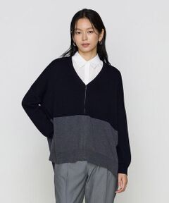 COMME CA PLATINUM / コムサ・プラチナ カーディガン・ボレロ | ウール混ポリエステル カーディガン