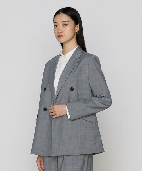 COMME CA PLATINUM / コムサ・プラチナ セットアップ | 【セットアップ対応】ブライトリートロ ダブルジャケット | 詳細4