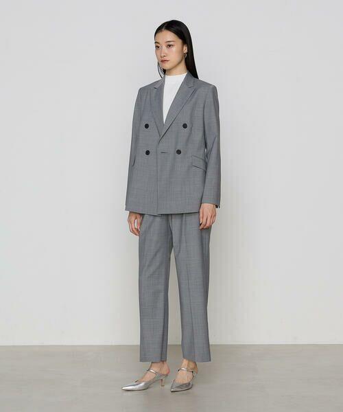 COMME CA PLATINUM / コムサ・プラチナ セットアップ | 【セットアップ対応】ブライトリートロ ワイドパンツ | 詳細2