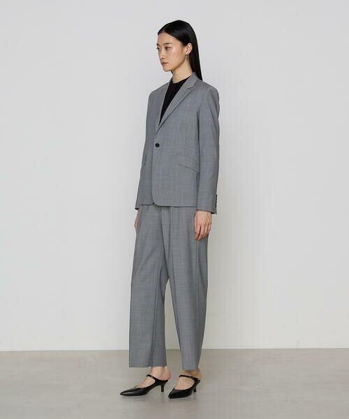 COMME CA PLATINUM / コムサ・プラチナ セットアップ | 【セットアップ対応】ブライトリートロ ワイドパンツ | 詳細3